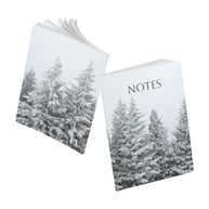 Winter Storm Pine Trees Softcover Notebook - 100 Pages