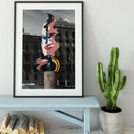 El Cap de Barcelona Pop Art Photo Print, Catalonia Urban Decor