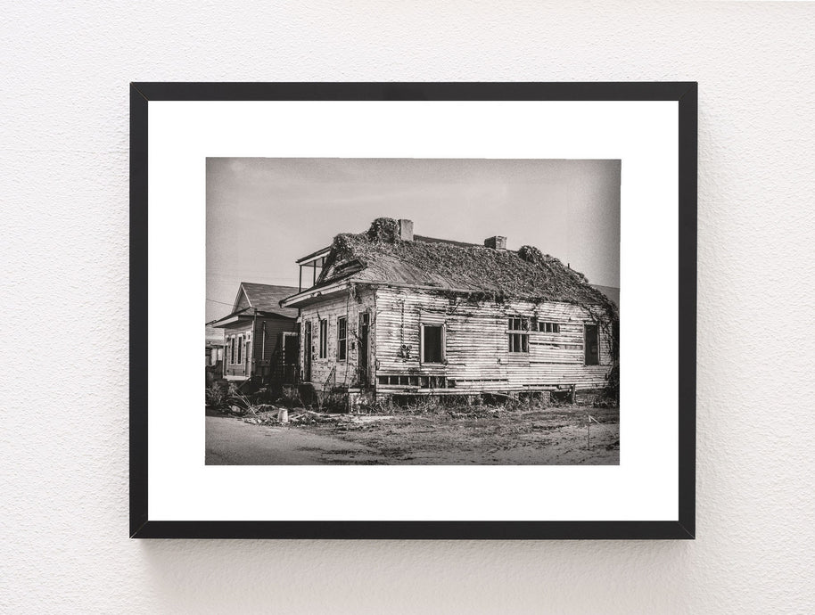 New Orleans House Photo Print, Abandoned Home, NoLa