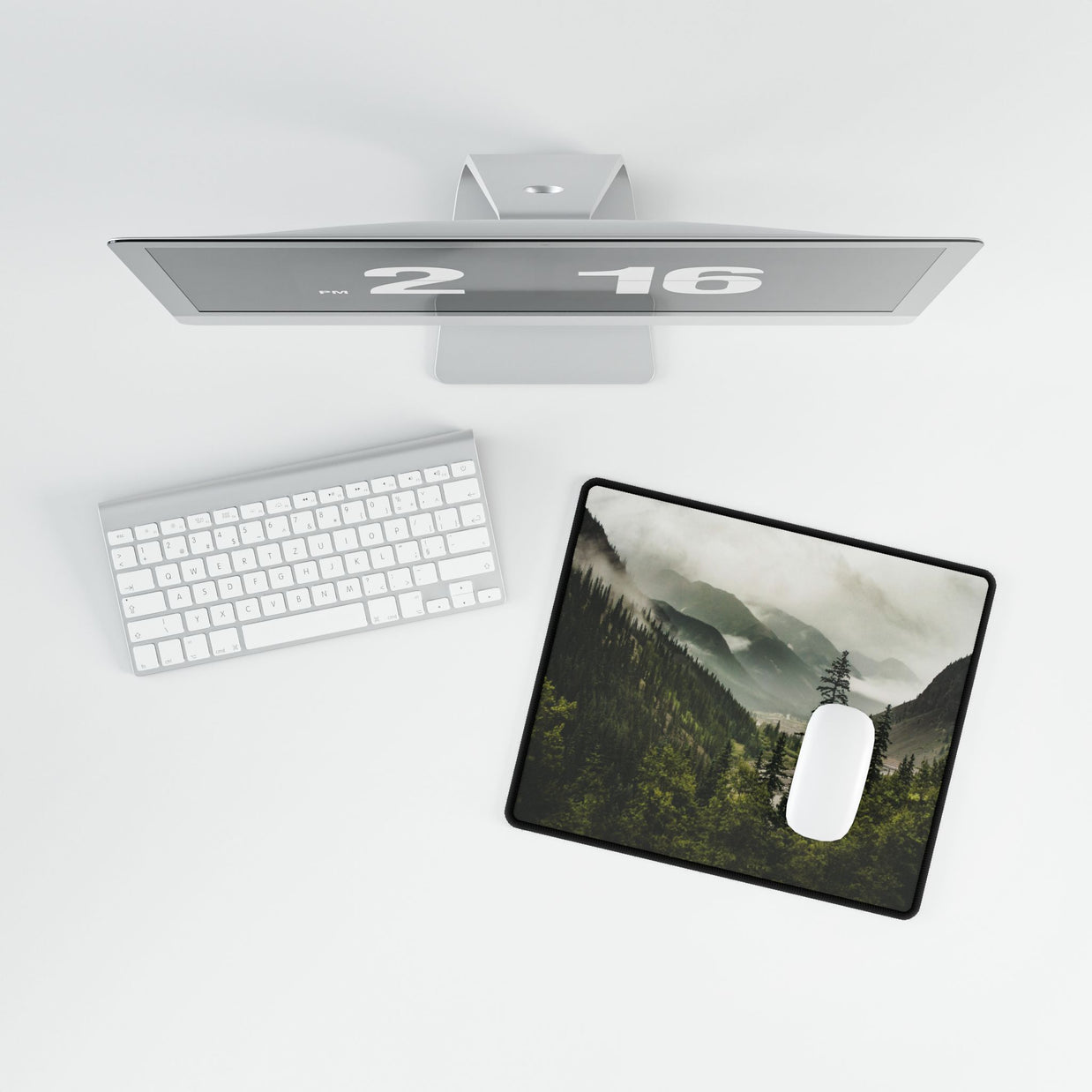 Mountain Valley Forest Desk Mat or Mouse Pad