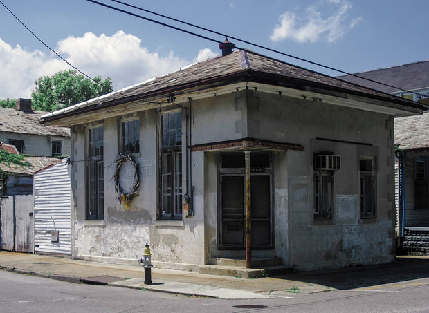 Bywater New Orleans Photography Print, Abandoned Corner Store Travel Decor