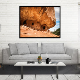 Cliff House Photography Print, Native American Decor, Southwest Wall Art, Anasazi, Navajo Ute Archeology