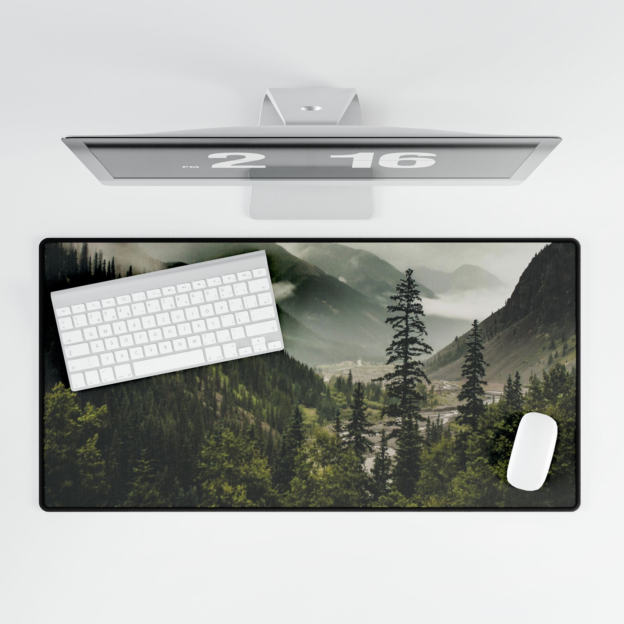 Mountain Valley Forest Desk Mat or Mouse Pad