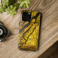 Yellow Leaves, Autumn Canopy Tough Phone Case - iPhone/Galaxy