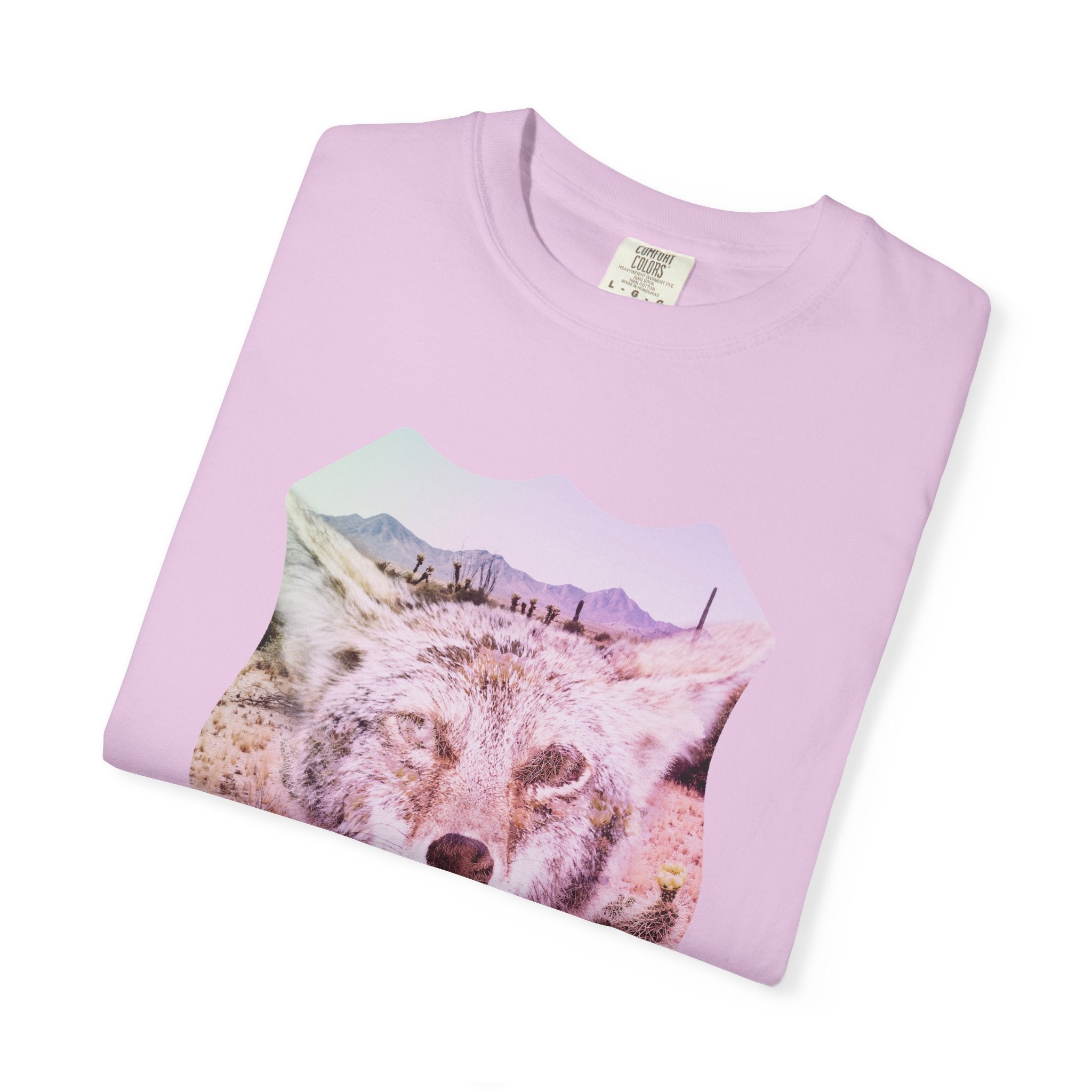 Route 66 Desert Coyote T-Shirt | Southwestern Wildlife Graphic Tee, Unisex