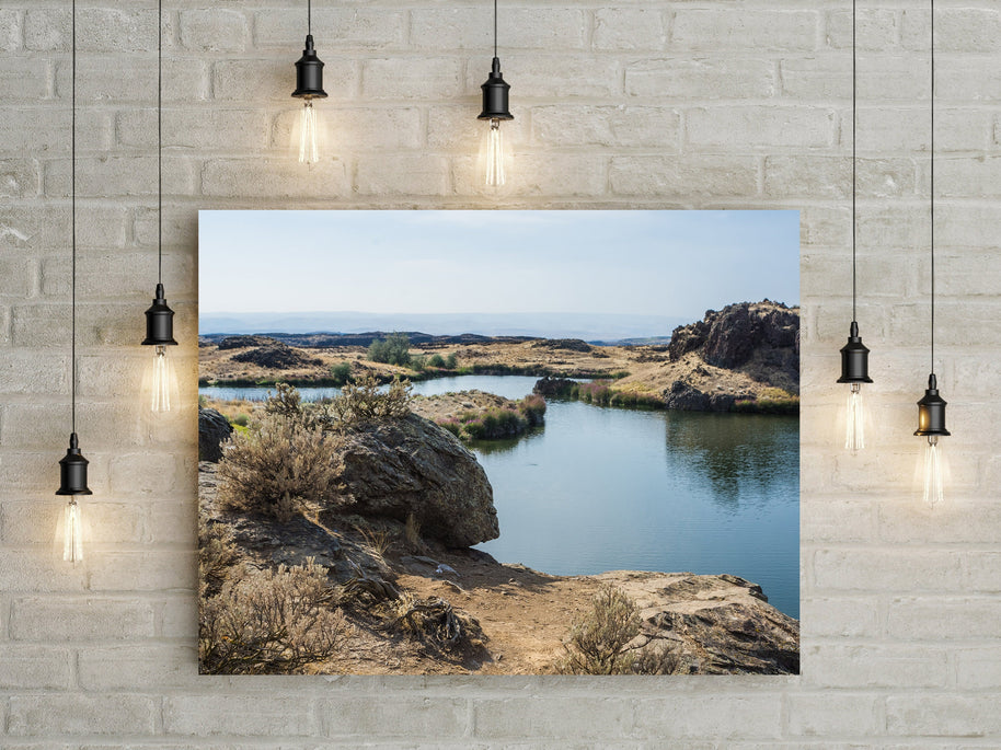 Scablands Pond Photography Print, Columbia River, Pacific Northwest