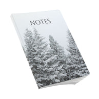 Winter Storm Pine Trees Softcover Notebook - 100 Pages