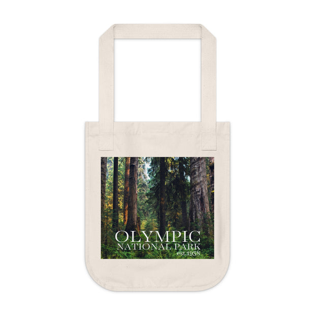 Olympic National Park Organic Canvas Tote Bag
