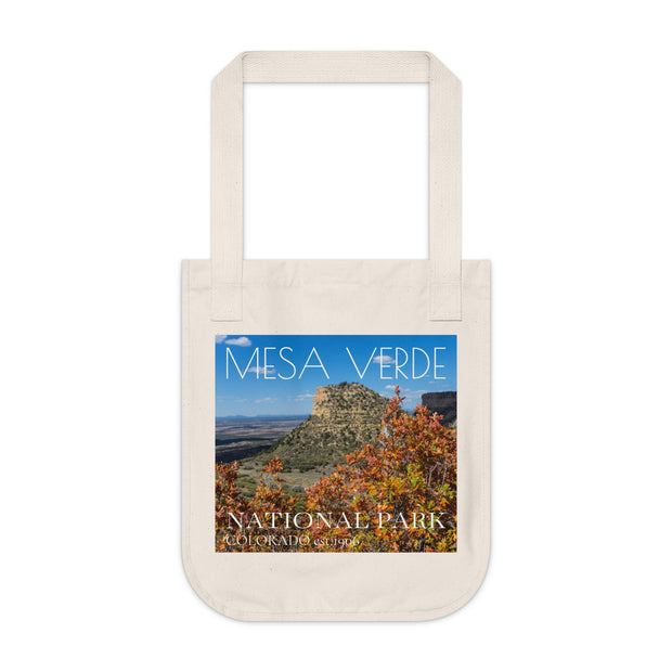 Mesa Verde National Park Organic Canvas Tote Bag