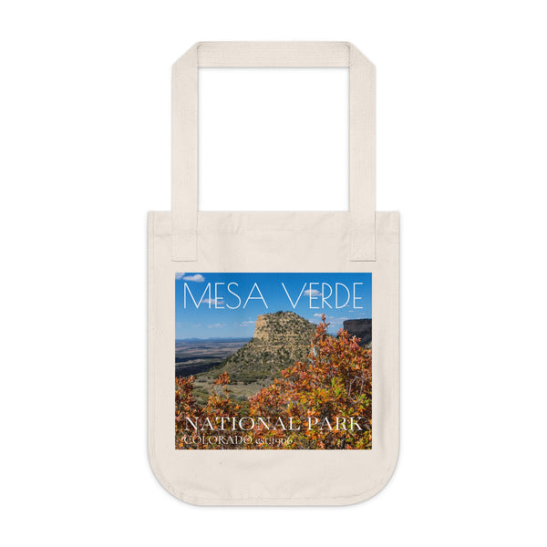 Mesa Verde National Park Organic Canvas Tote Bag