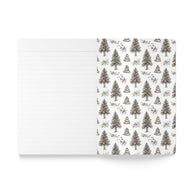 Winter Storm Pine Trees Softcover Notebook - 100 Pages