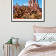 Monument Valley Photo Print, Juniper Tree, Arizona Wall Art