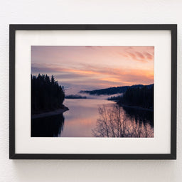 Pend Oreille River Sunset Print, Pacific Northwest Photography