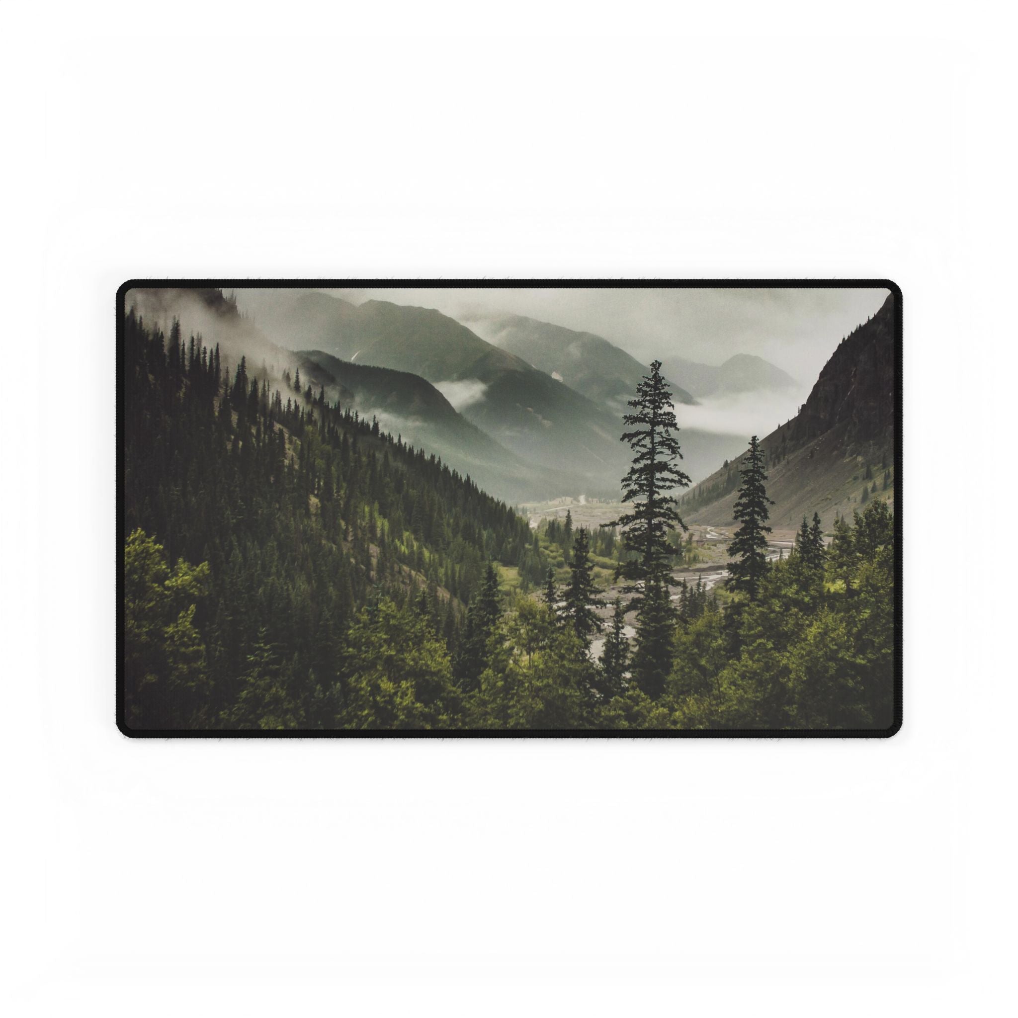 Mountain Valley Forest Desk Mat or Mouse Pad