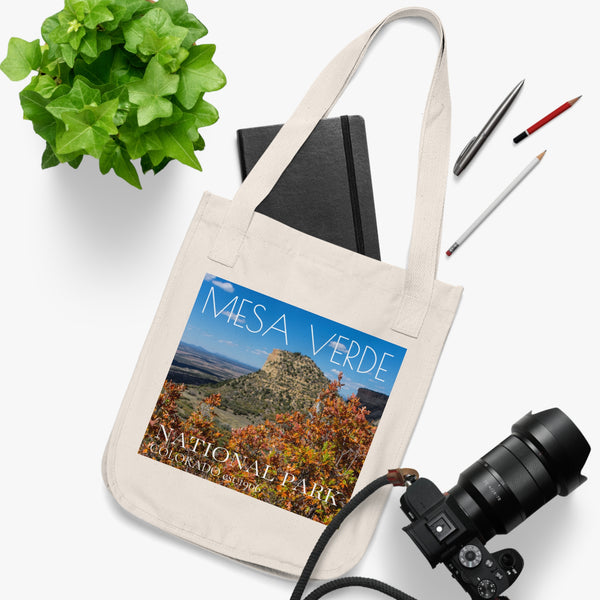 Mesa Verde National Park Organic Canvas Tote Bag