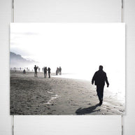 Surreal Oregon Coast Photography Print, Foggy Beach, Cannon Beach