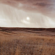 Palouse Golden Field Photo Print, Stormy Sky Western Art