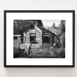 Spokane Casket Company Photo Print, Grainy Gothic Wall Art