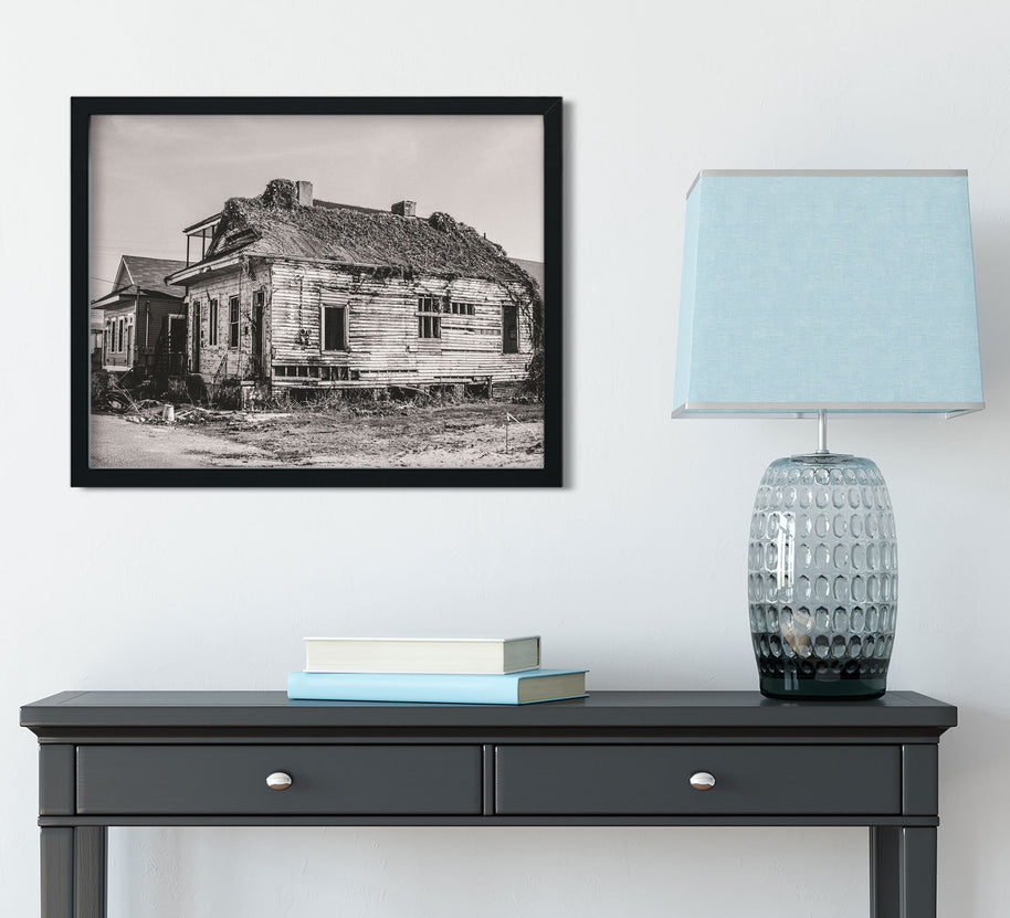 New Orleans House Photo Print, Abandoned Home, NoLa