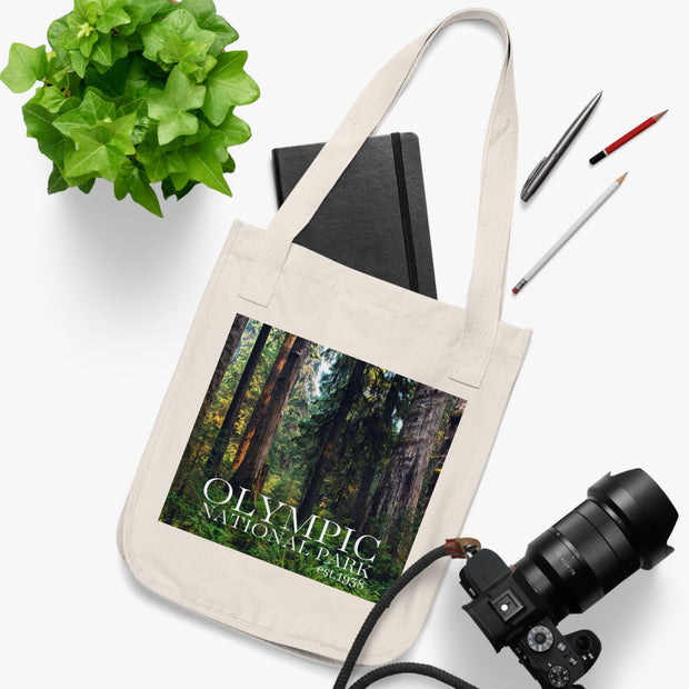 Olympic National Park Organic Canvas Tote Bag
