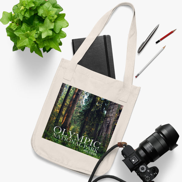 Olympic National Park Organic Canvas Tote Bag