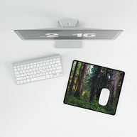 Forest Canopy Desk Mat — Large Nature Mouse Pad for Home Office