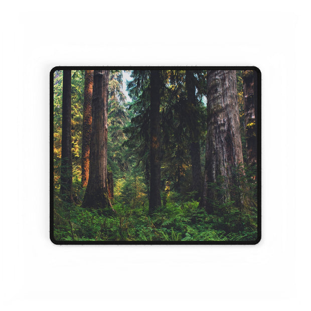 Forest Canopy Desk Mat — Large Nature Mouse Pad for Home Office