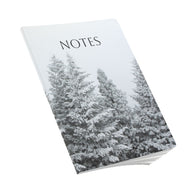 Winter Storm Pine Trees Softcover Notebook - 100 Pages
