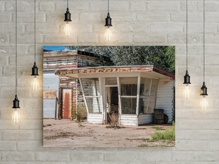50s Cafe Wall Art, Utah Desert Print, Retro Signage,