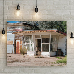 50s Cafe Wall Art, Utah Desert Print, Retro Signage,