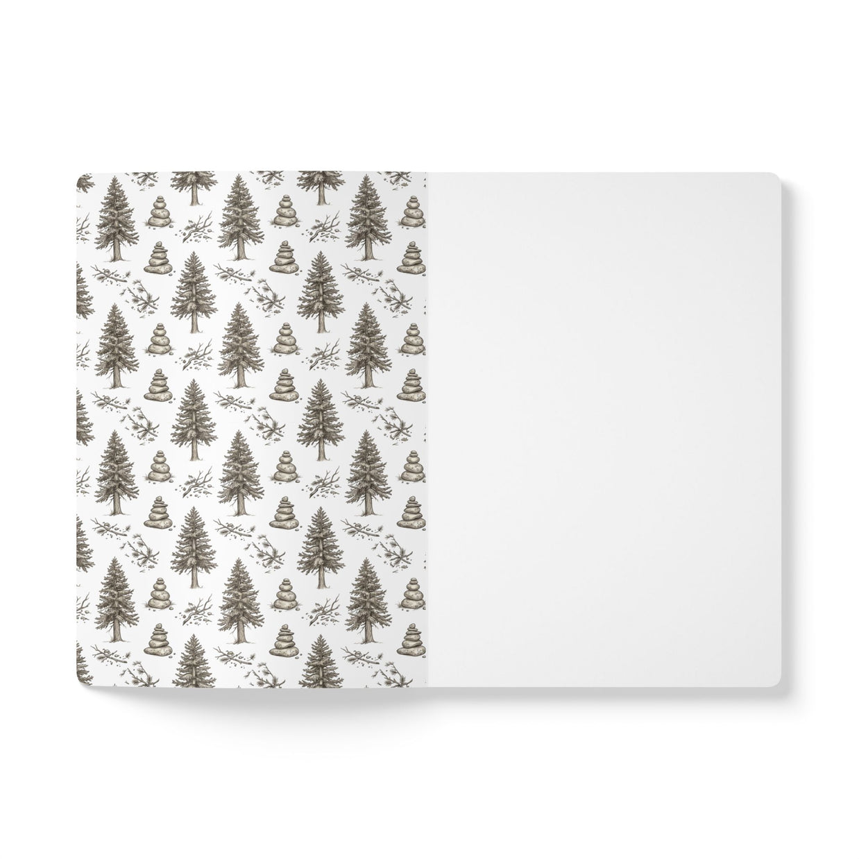 Cedar Forest Notes Softcover Notebook - 100 Pages