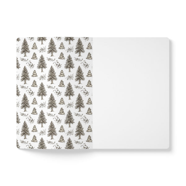 Cedar Forest Notes Journal — Softcover Notebook Illustrated Insert