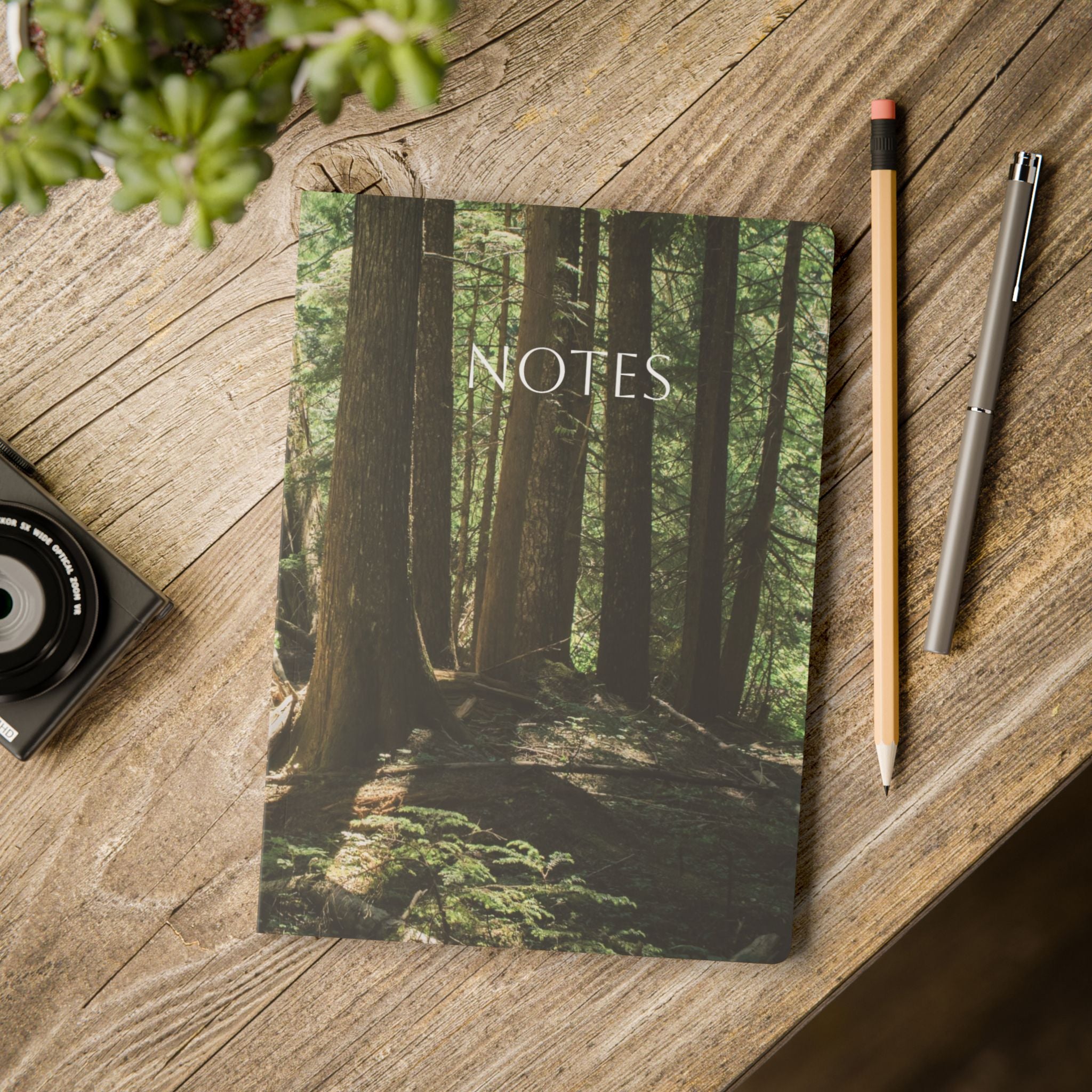 Cedar Forest Notes Softcover Notebook - 100 Pages