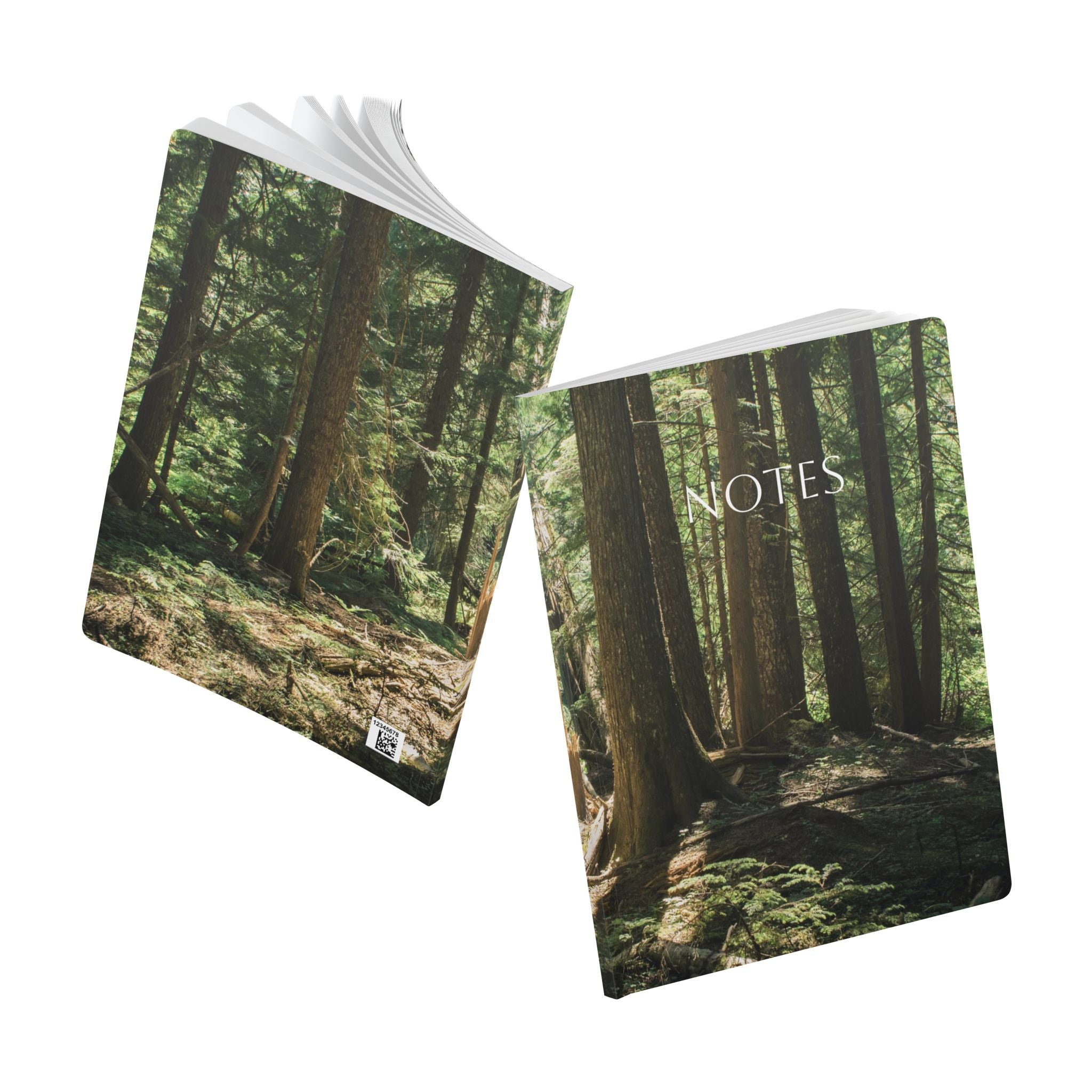 Cedar Forest Notes Softcover Notebook - 100 Pages