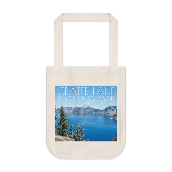 Crater Lake National Park Organic Canvas Tote Bag
