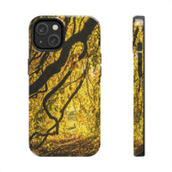 Yellow Leaves, Autumn Canopy Tough Phone Case - iPhone/Galaxy