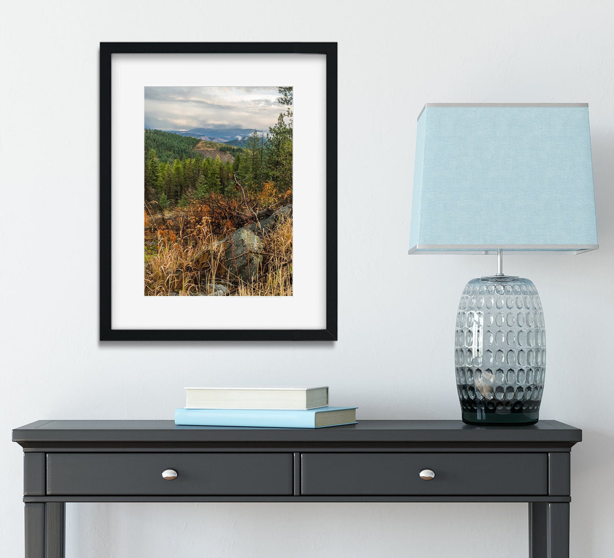 Colville National Forest Photography Print, Autumn Wilderness View