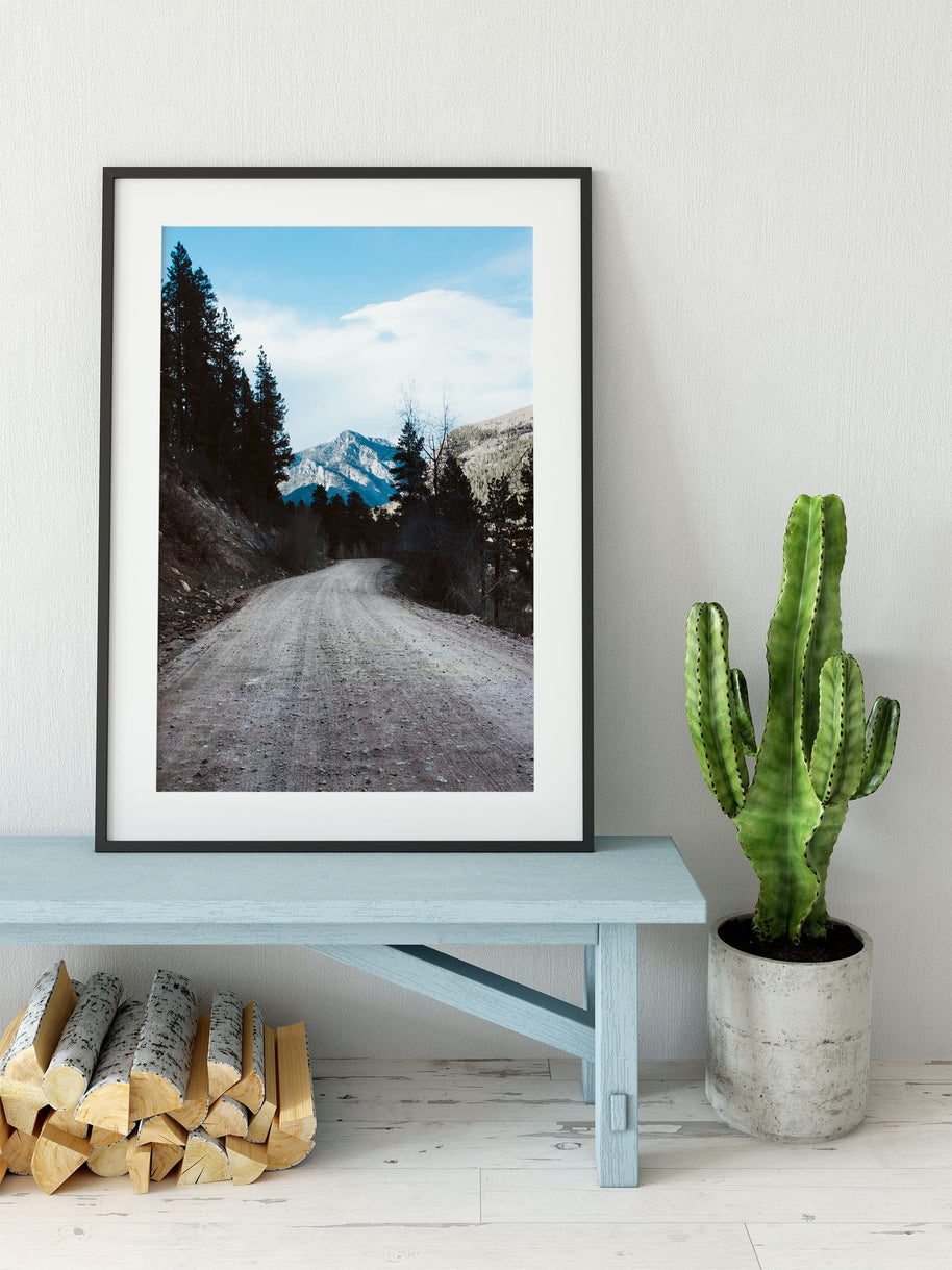 Mountain Road Wall Art, Colorado Nature Photography, Silverton, Durango, Road Trip