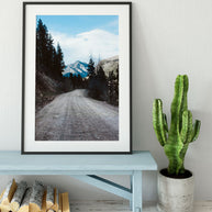 Mountain Road Wall Art, Colorado Nature Photography, Silverton, Durango, Road Trip
