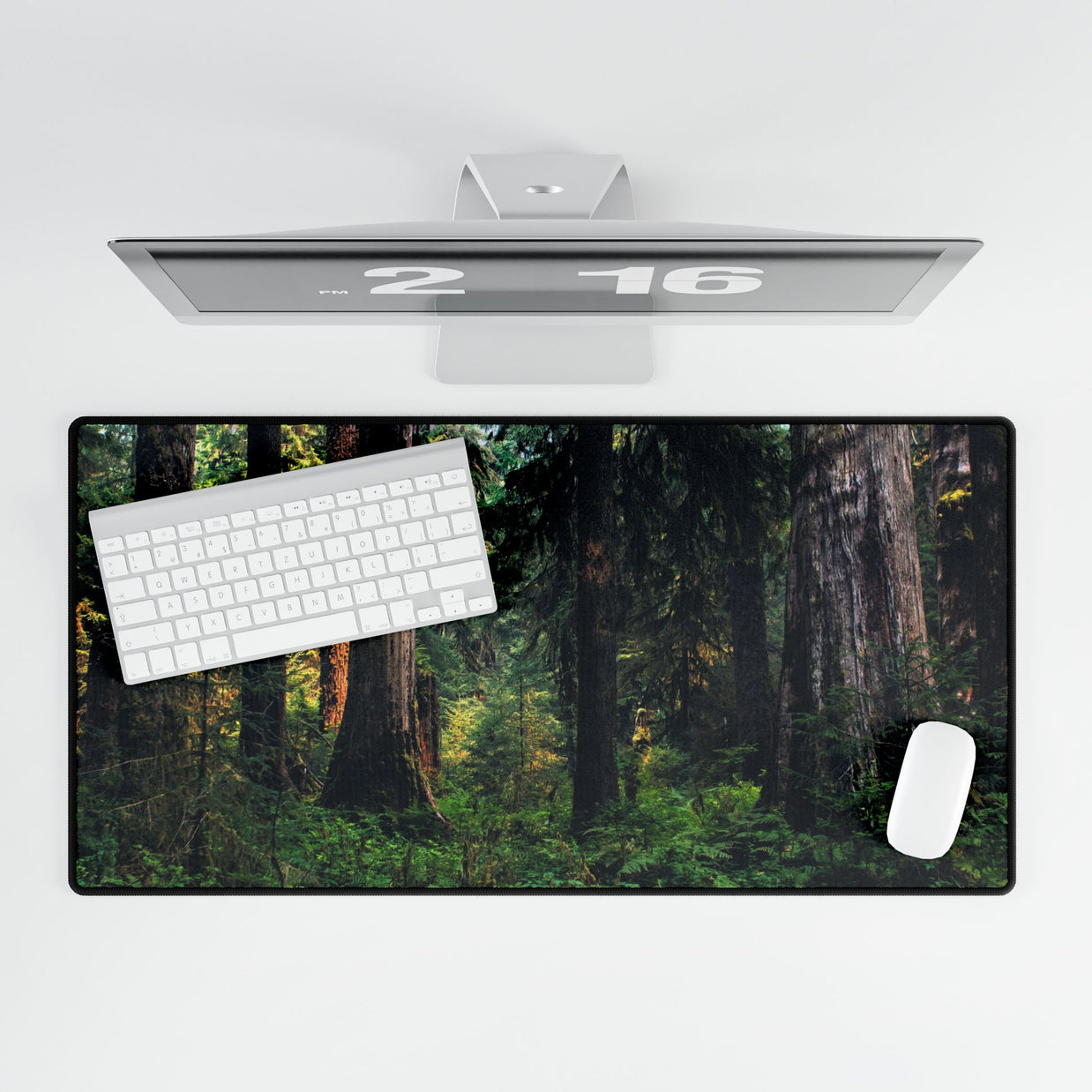 Forest Canopy Desk Mat — Large Nature Mouse Pad for Home Office