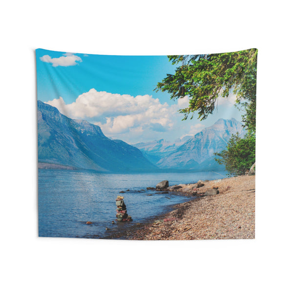 Lake McDonald Glacier National Park Indoor Wall Tapestries