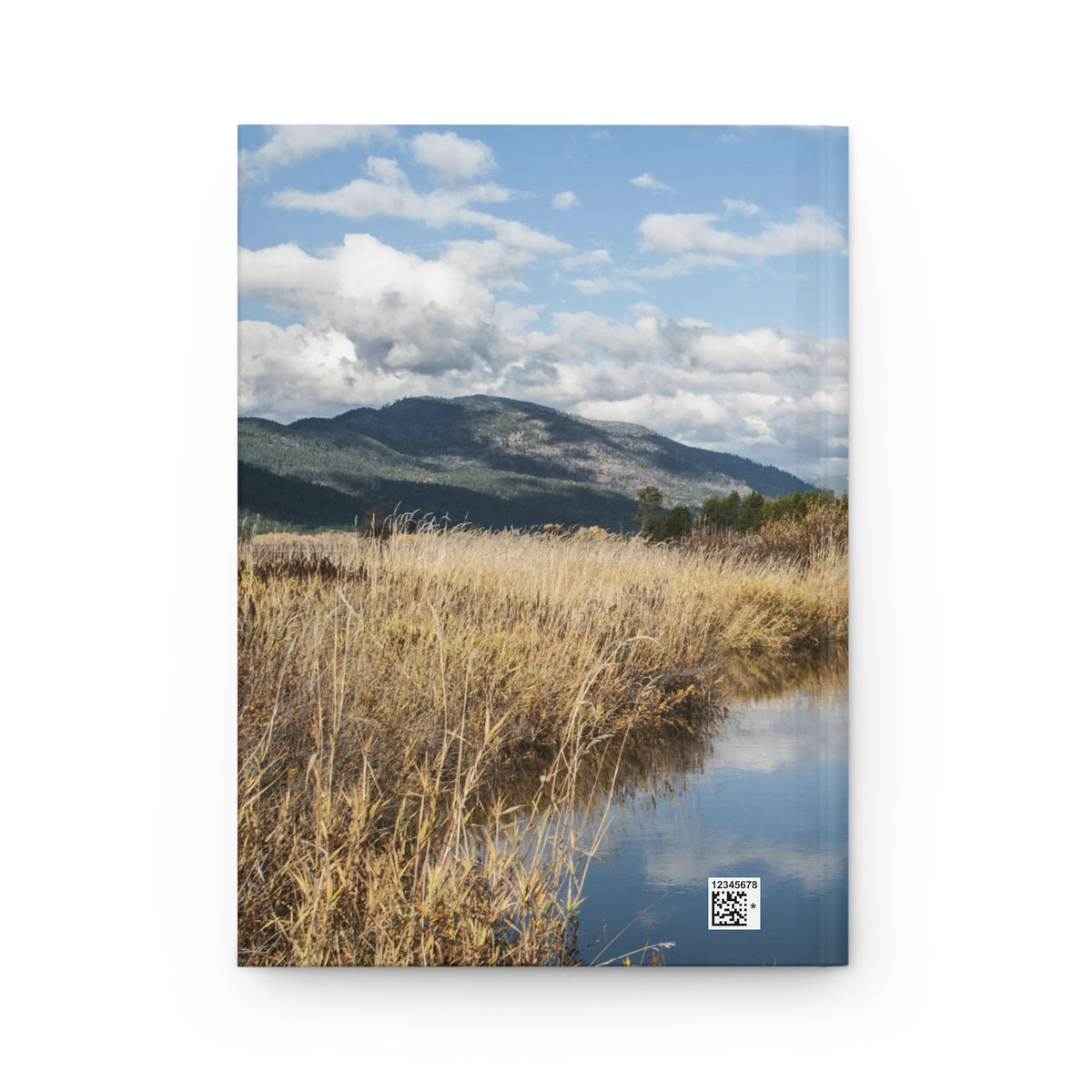 Autumn Pond Hardcover Journal - Ruled Line and Blank