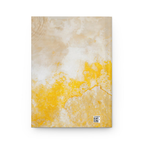 Yellowstone Geyser Texture Spiral Notebook, Abstract Art Journal