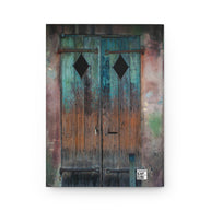 New Orleans French Quarter Hardcover Journal, Rustic Door - Ruled Line or Blank