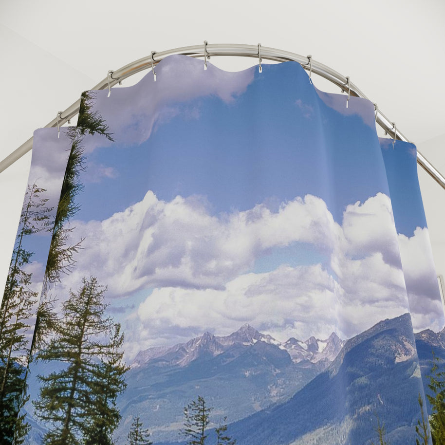 Duschvorhang „Canada Lookout Road“, 71 x 74 Zoll