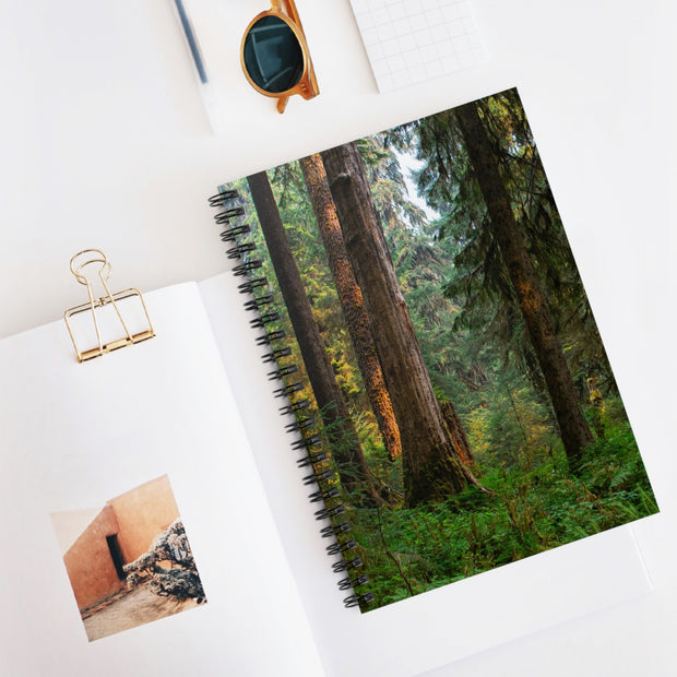 Olympic Rainforest Spiral Notebook - Ruled Line