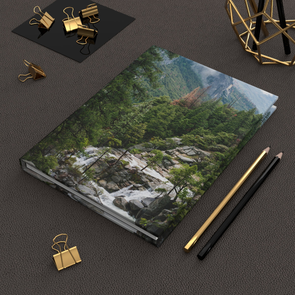 Yosemite Overlook Hardcover Journal, California National Park - Ruled Line or Blank