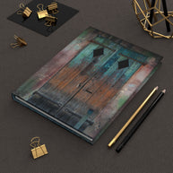 New Orleans French Quarter Hardcover Journal, Rustic Door - Ruled Line or Blank