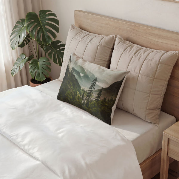 Mountain Valley Pillow Cotton Sham - Standard or King Size