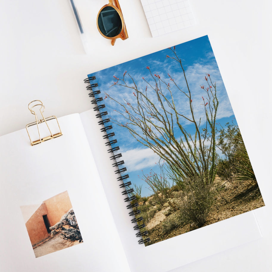 Foggy Forest Notizbuch – Spiral- oder Hardcover, liniert